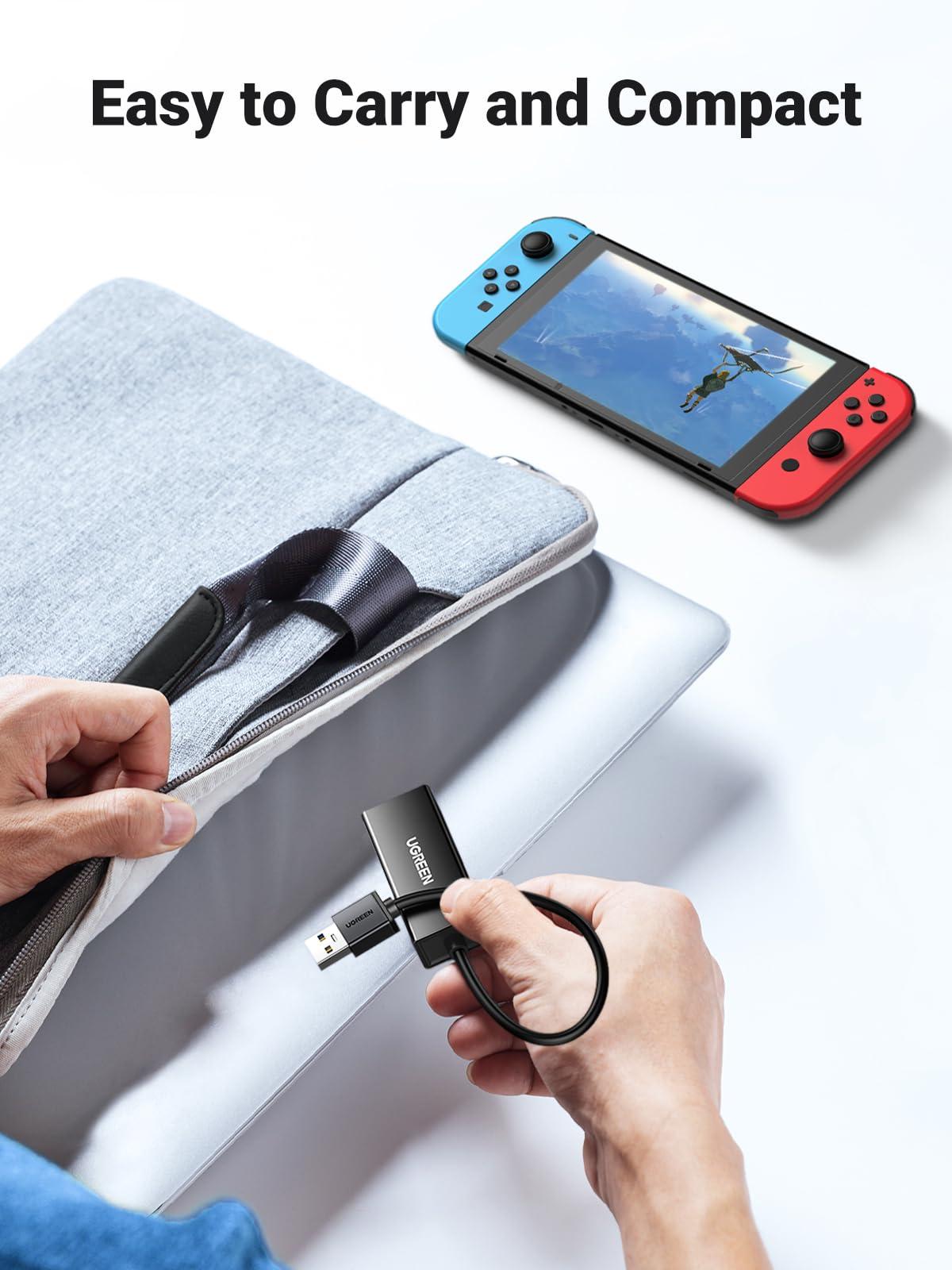 UGREEN UGREEN USB to Ethernet Adapter, 1000Mbps Ethernet Adapter with USB 3.0, Driver Free, RJ45 LAN Network Adapter Compatible with Nintendo Switch, Laptop, PC, MacBook, Windows, macOS, Linux