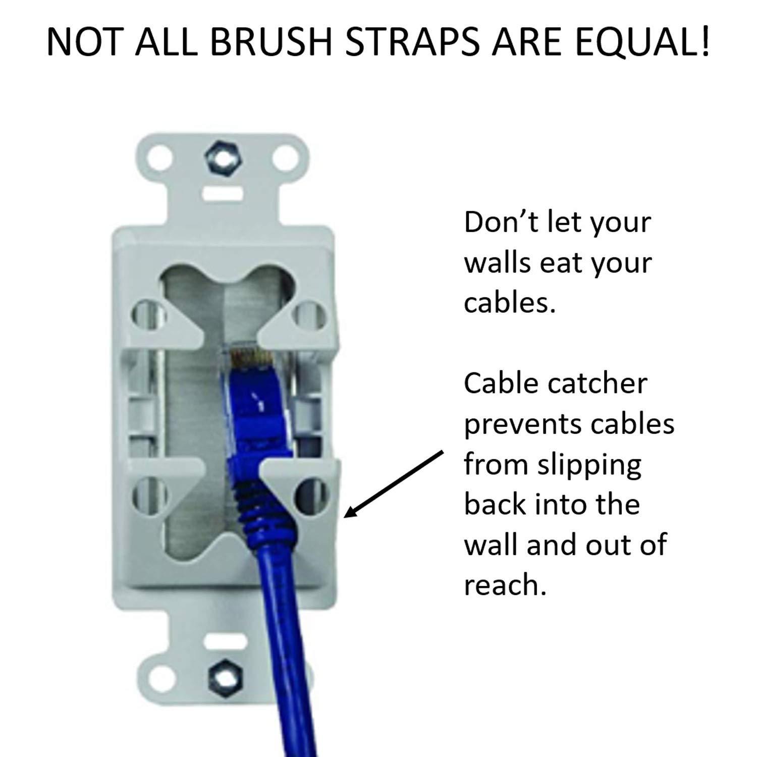 On-Q On-Q WP1014WH WP1014 Cable access strap, 1 Pack, White