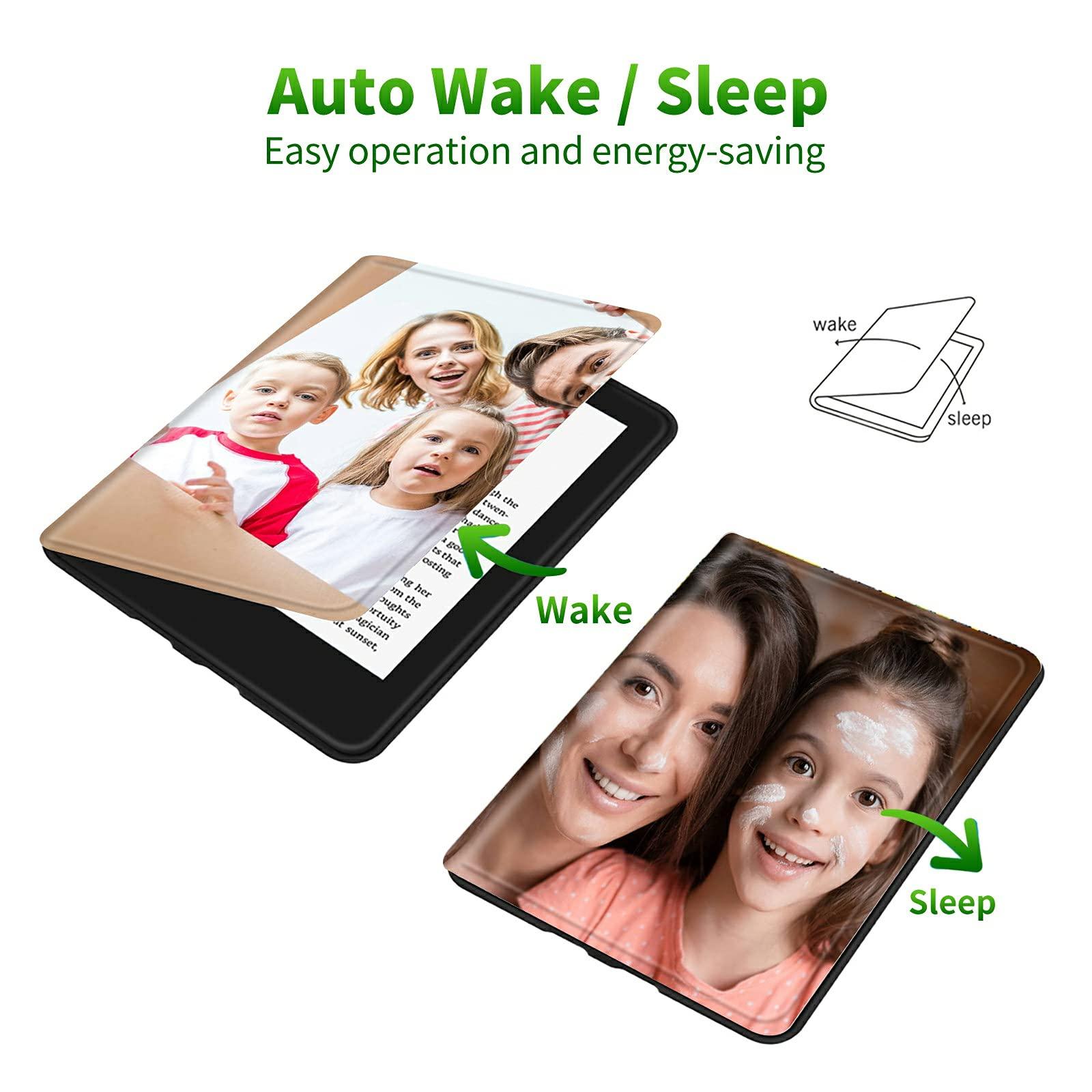 RWUTYTIUL Design Your Own Photo Tablet Case for Samsung Galaxy Tab A8 10.5" Tablet (SM-X200/X205/X207), Customized Samsung Tab A8 10.5 Inch 2022 Tablet Case for Women Men Girl Boy, Slim Folding Stand Cover