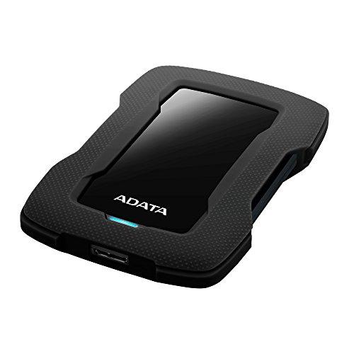 ADATA ADATA HD330 4TB USB 3.1 Shock-Resistant Extra Slim External Hard Drive Black (AHD330-4TU31-CBK)