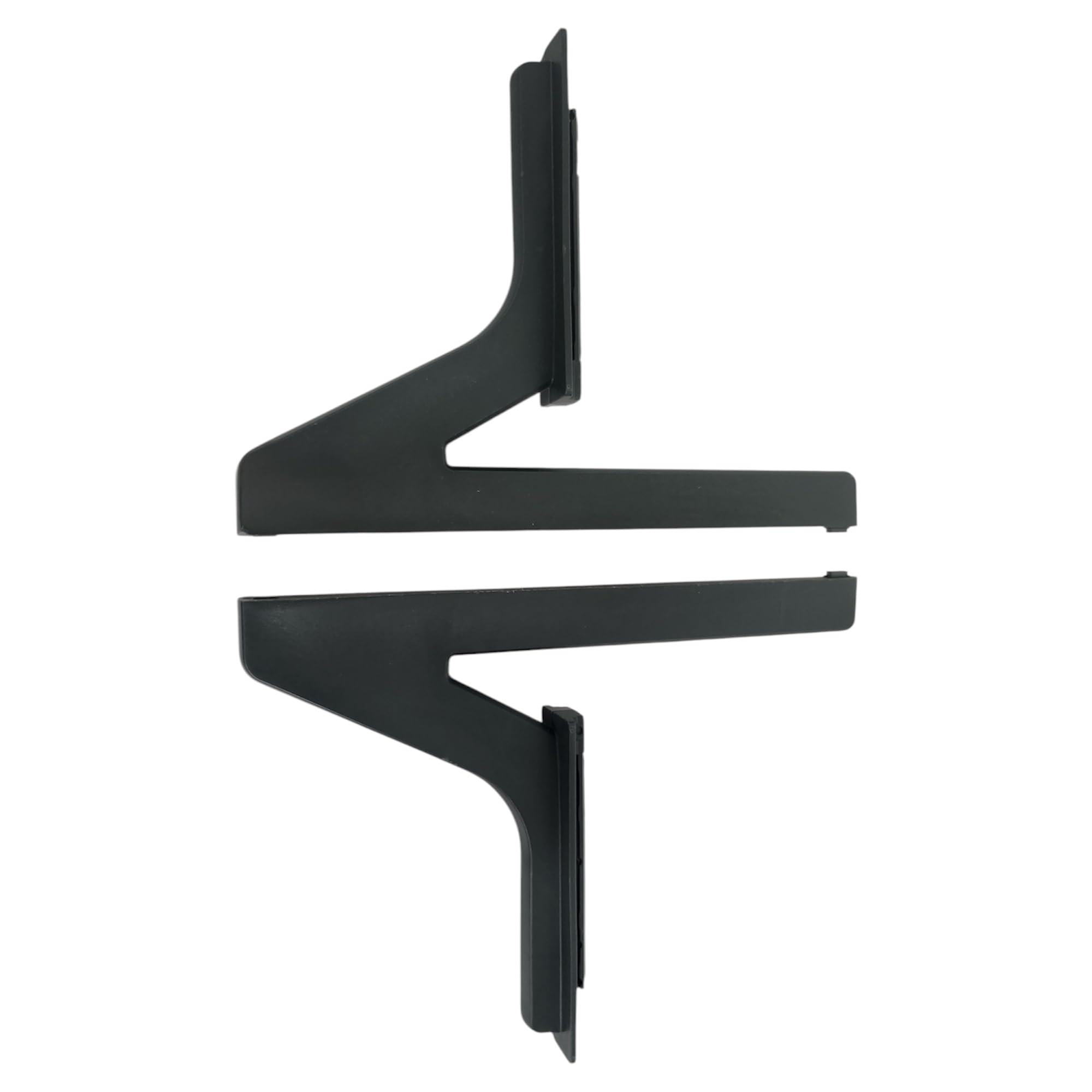 DirectNine Basics OEM Part - TV Base Stand Legs Compatible with Samsung 75" QLED Q60B Series - 4K UHD Tabletop TVs Stand Models QN75Q60BA QN75Q60BAFXZA (No Screws Needed. The Stand Snaps in Place.)