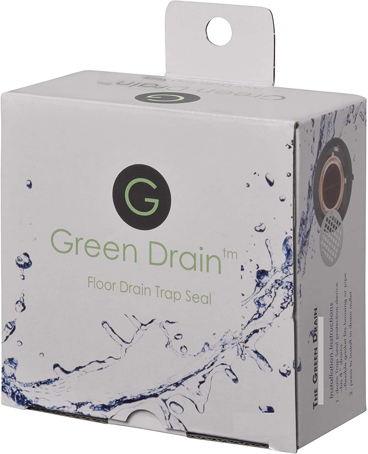 Green Drain Inc G Green Drain Waterless Trap Seal, 4 Inch