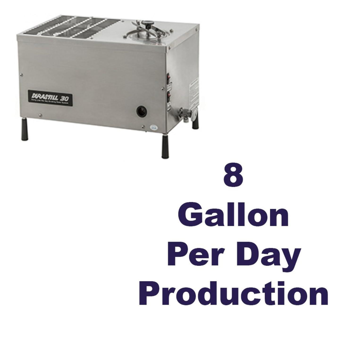 Durastill Durastill 8 Gallon per day Automatic-Fill Water Distiller with 4 Gallon Reserve Tank
