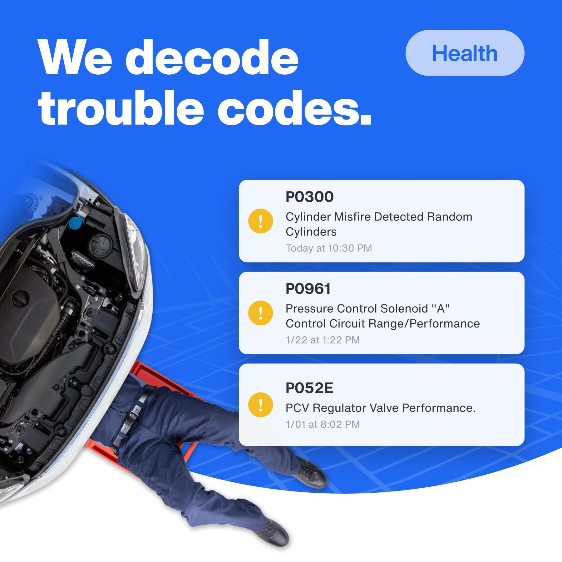 Bouncie Bouncie GPS Tracker for Vehicles with Real-Time Location, Route History, Speed Monitoring, Geo-Fence & Accident Notifications - for Fleets & Family - Cancel Anytime