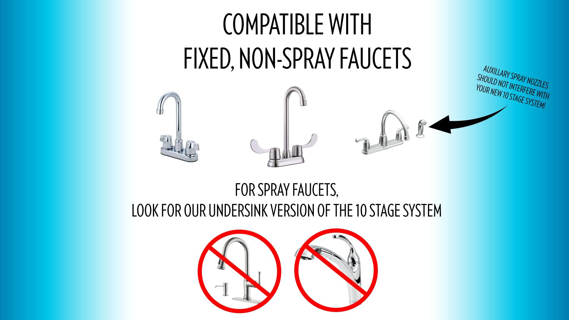 New Wave Enviro New Wave Enviro 10 Stage Plus Water Filter System, White