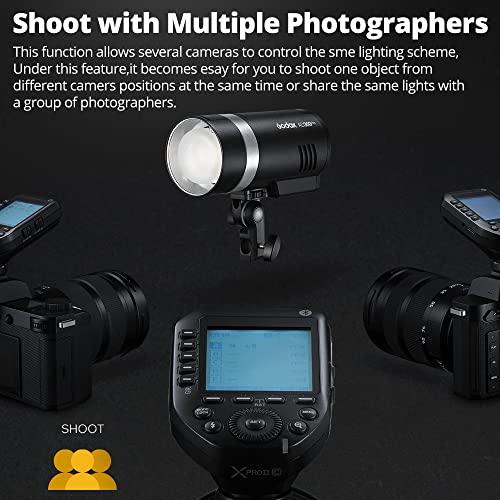 GODOX Godox XproII-C Trigger, Godox Flash Trigger for Canon, TTL Wireless Flash Trigger, HSS 1/8000s, 11 Customizable 5 Group Button, Can Bluetooth Connection (XproII-C)