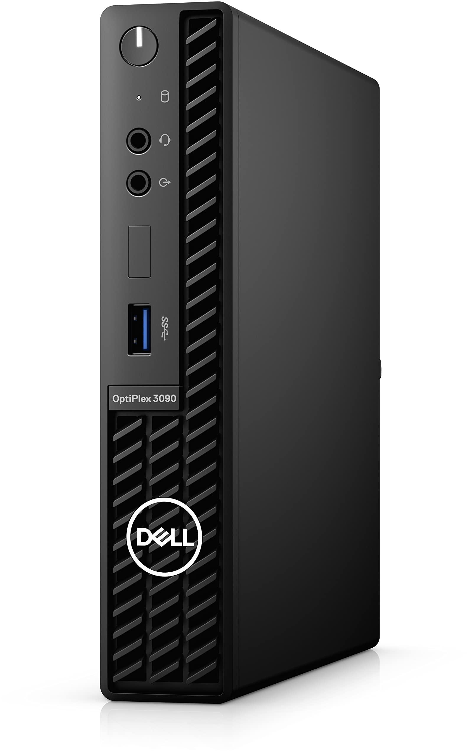 Dell DELL 2022 Optiplex 3090 Micro Form Factor Business Desktop, Intel Core i5-10500T, 32GB RAM, 1TB PCIe SSD, DisplayPort, RJ-45, Wi-Fi 6, Bluetooth, Wired Mouse&Keyboard, Windows 11 Pro, Black