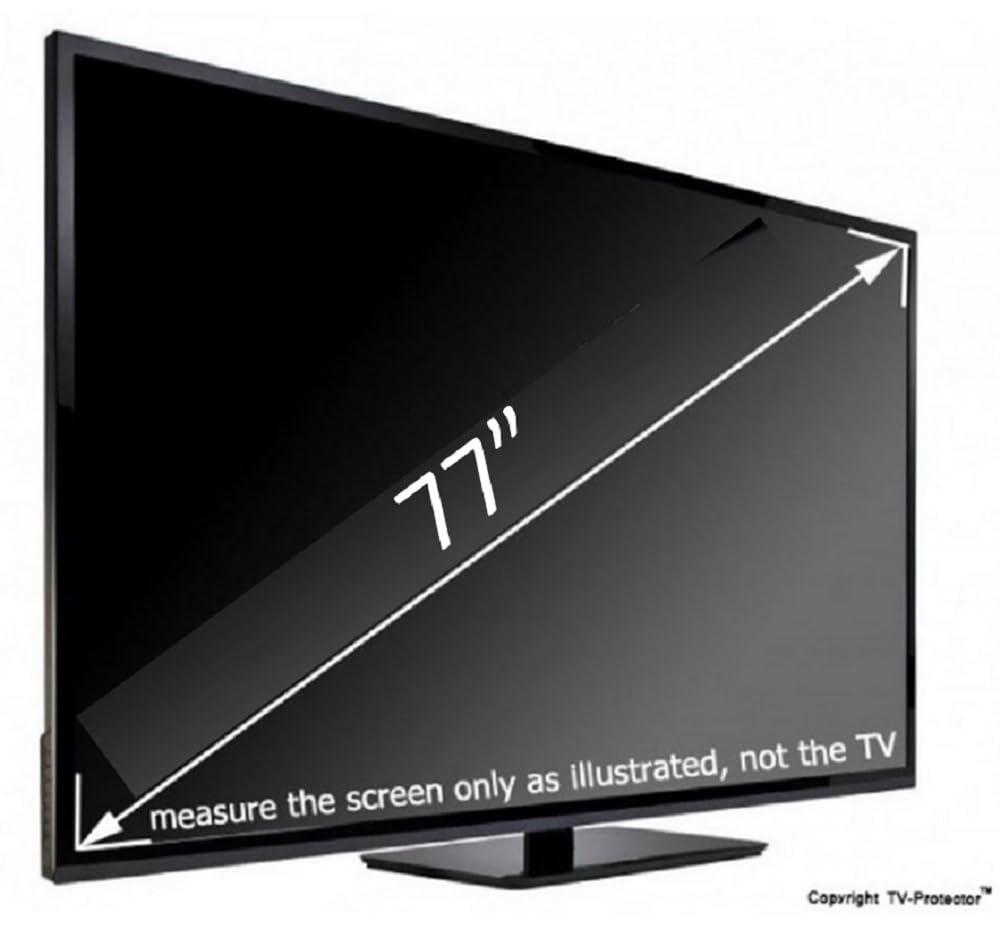 TV-Protector 77 inch TV-ProtectorTM TV Screen Protector for LCD, LED, OLED and QLED 4K HDTV