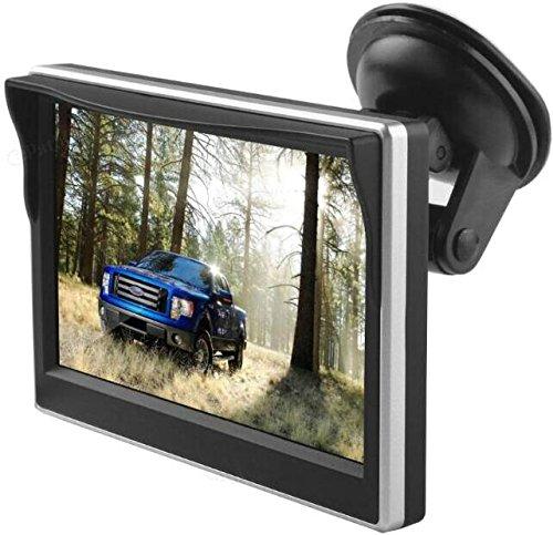 BW BW 5 Inch Digital Color TFT-LCD Car Monitor Car View Monitor with Two Brackets and Two Video Input, HD 800*480 High -resolution Picture & Full Color LCD Backlight Display for Car Rearview Backup Cameras/Car DVD/VCD/GPS/other Video Equipment