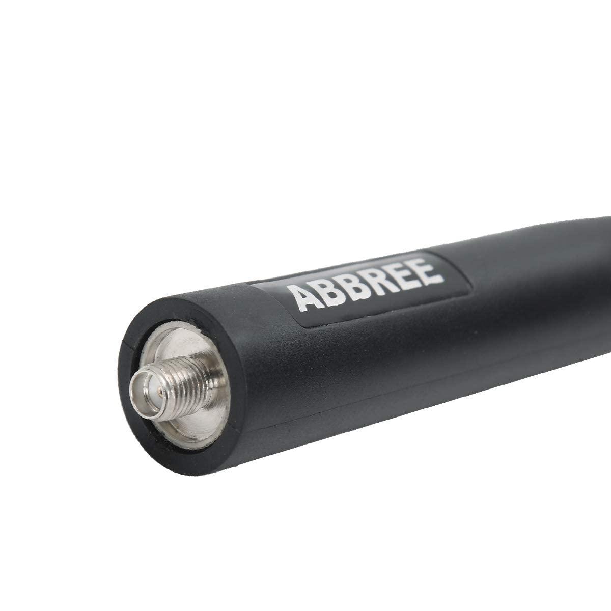 ABBREE ABBREE SMA-Female Ham Radio Antenna VHF/UHF 18.8-inch 144/430MHz High Gain Foldable CS Tactical Antenna for Baofeng UV-5R BF-F8HP Pro 5RM K5PLUS GM21 AR-152 Quansheng K6 UVK5(8) Radio (2)