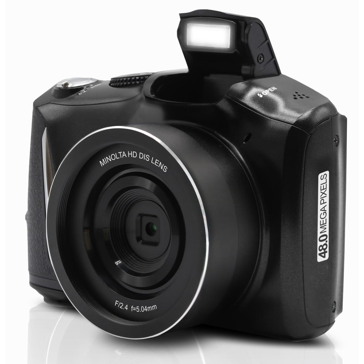 Minolta Minolta MND50 48 MP / 4K Ultra HD Digital Camera (Black)