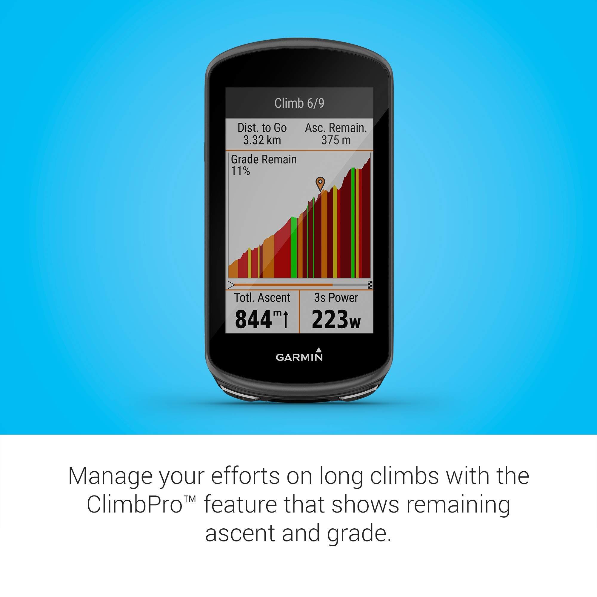 Garmin Garmin Edge 1030 Plus, GPS Cycling/Bike Computer, On-Device Workout Suggestions, ClimbPro Pacing Guidance and More