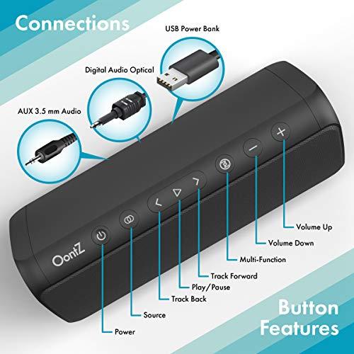 OontZ OontZ Soundbar Bluetooth Speaker, with Optical Input Jack for Your TV or Connect Wireless via Bluetooth to Any Bluetooth Enabled Device