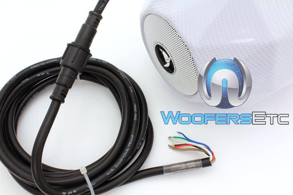 Diamond Audio Diamond Audio HXM65PODCFW 6.5" 80W RMS 2-Way Marine Coaxial Tower Speakers