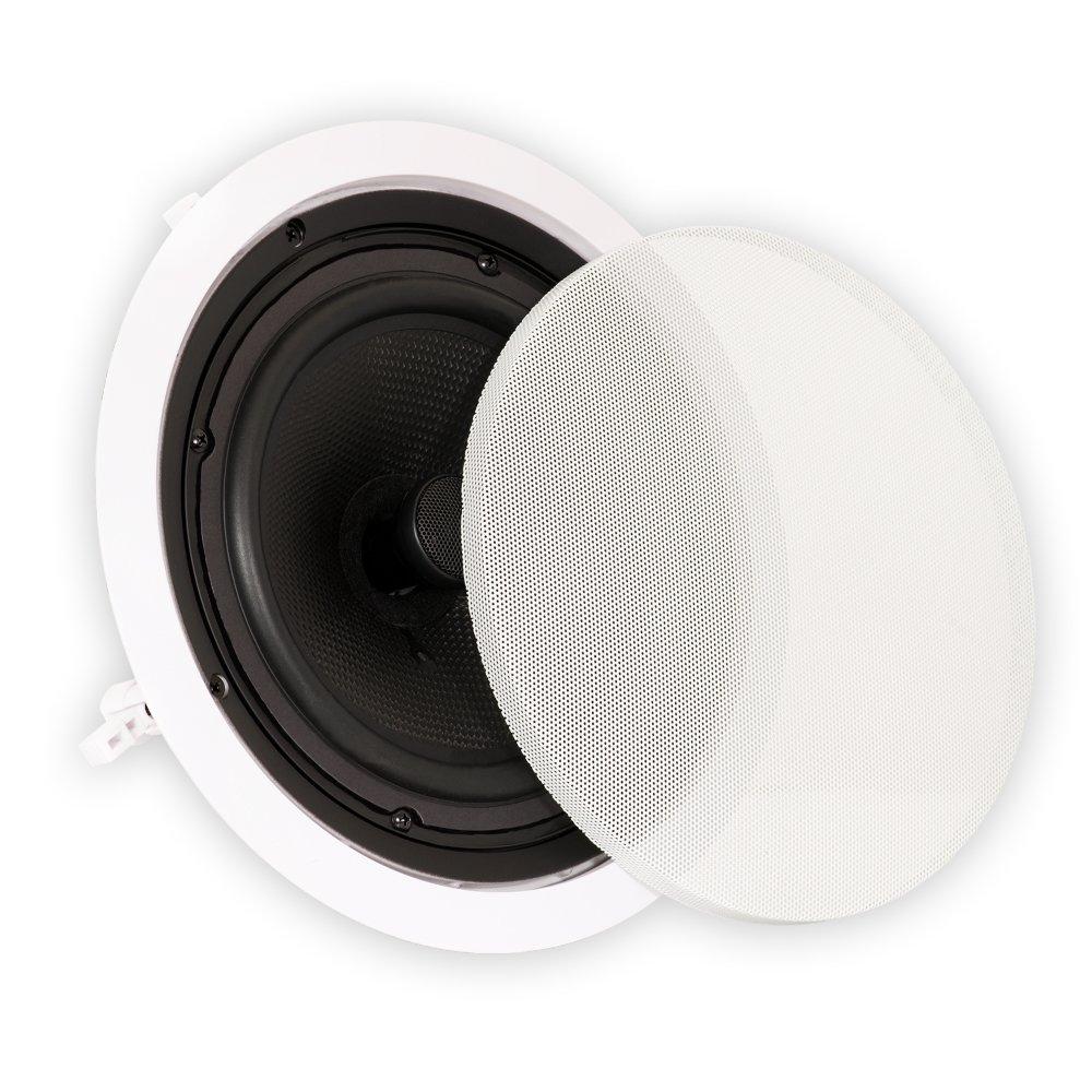 Theater Solutions Theater Solutions TS80C in Ceiling 8" Speakers Surround Sound Home Theater 7 Speaker Set