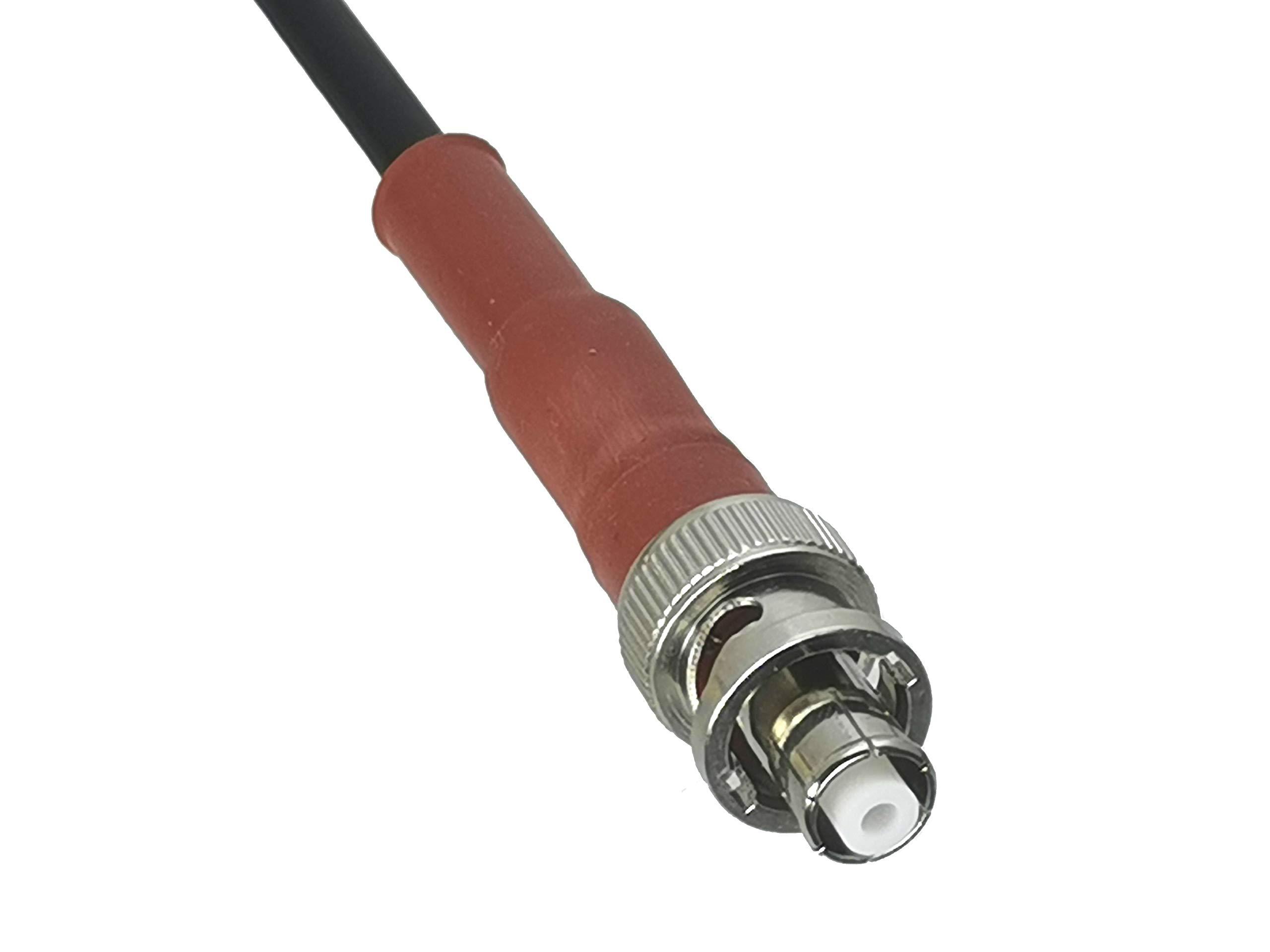 TVNYRVZA 1Pcs RG58 SHV 5000V 5KV RP-BNC Male Jack to RPBNC Male Jack high Voltage Connector RF coaxial Jumper Pigtail Cable 12inch~10M(75CM)