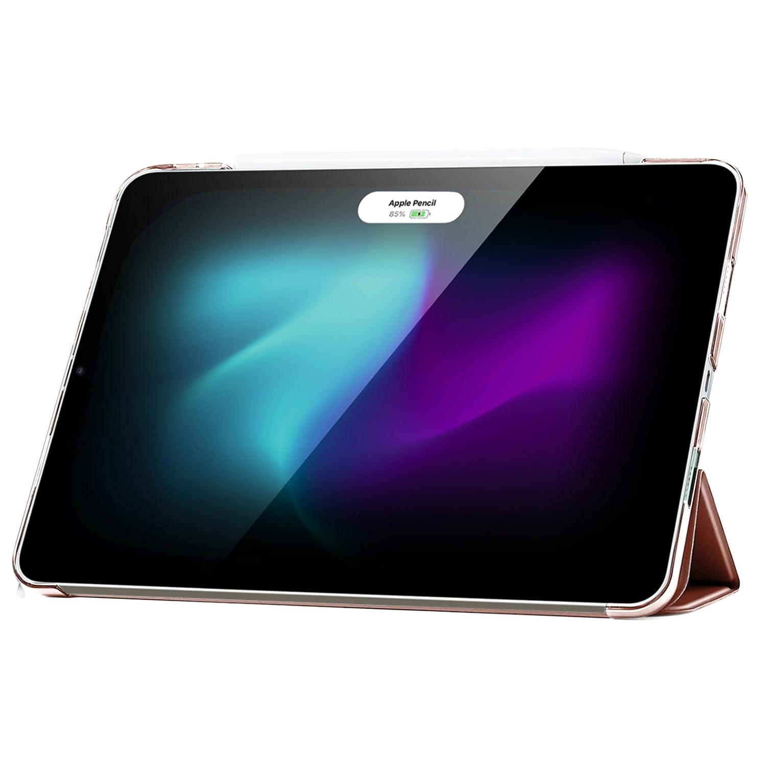 ZERODAMAGE SAHARA CASE Sahara - Venture Series Tri-Fold Folio Case for iPad Pro (M4) 13" 2024, Desert Rose, (TB00377)