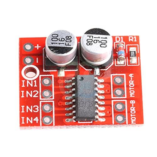ElectronicMaker 10Pcs 1.5A 2-Way MX1508 DC Motor Driver Module PWM Speed Dual H-Bridge Stepper Motor L298N