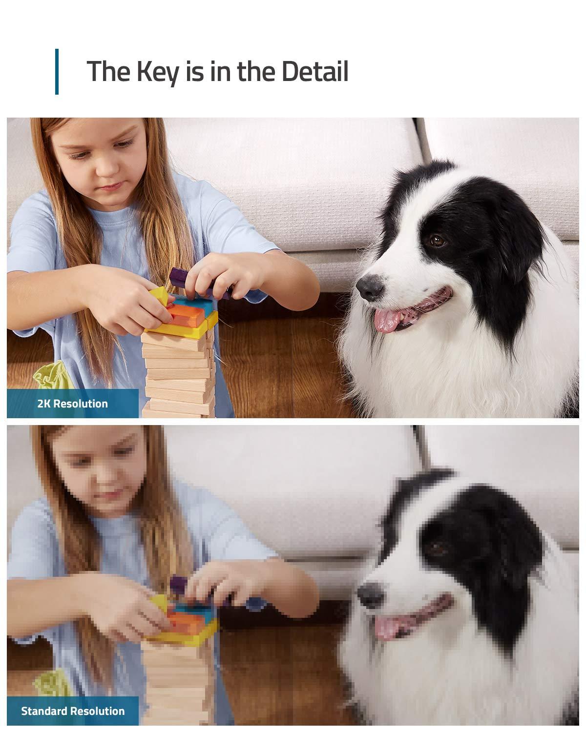 eufy Security eufy Security Indoor Cam C120 | Plug-in Security Camera 3 MP | 2K with Wi-Fi | IP Camera | Voice Assistant Compatibility | Night Vision | Two-Way Audio | HomeBase 3 Compatible | Audio and Motion Alert