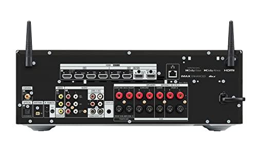 Sony Sony STR-AN1000 7.2 CH Surround Sound Home Theater 8K A/V Receiver: Dolby Atmos, DTS:X, Digital Cinema Auto Calibration IX, Bluetooth, WiFi, Google Chromecast, Spotify connect, Apple AirPlay, HDMI 2.1
