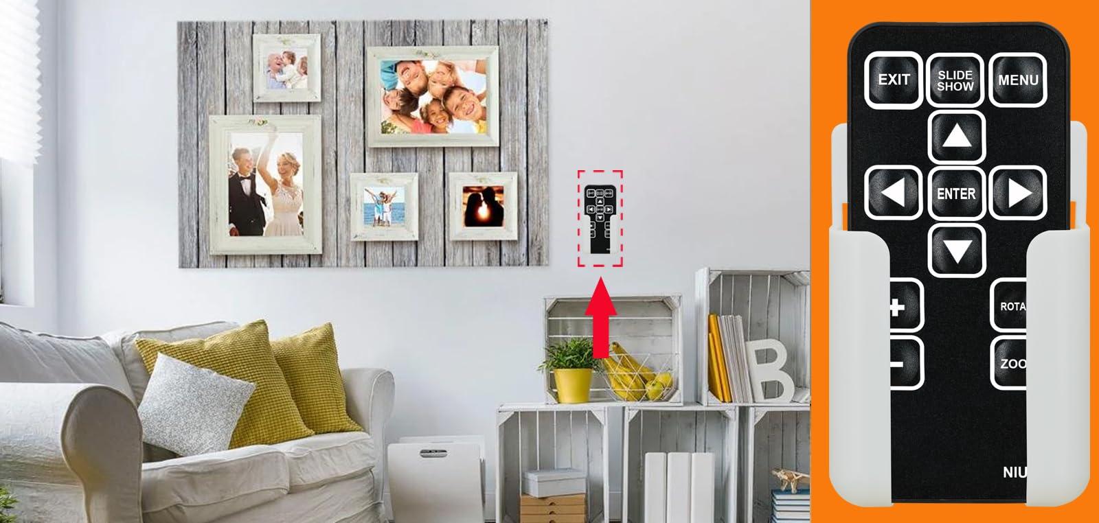 GENGQIANSI Replacement Remote Control for Pandigital Digital Photo Frame Bulletin Board PI7002AW PI9001DW PI1003DW PI8004W01 PI1002DW PI1051DWCB PAN7000DWFR PAN9000DWFR PAN7004AWBB PAN1200DWPTFR PAN1500DWPTFR