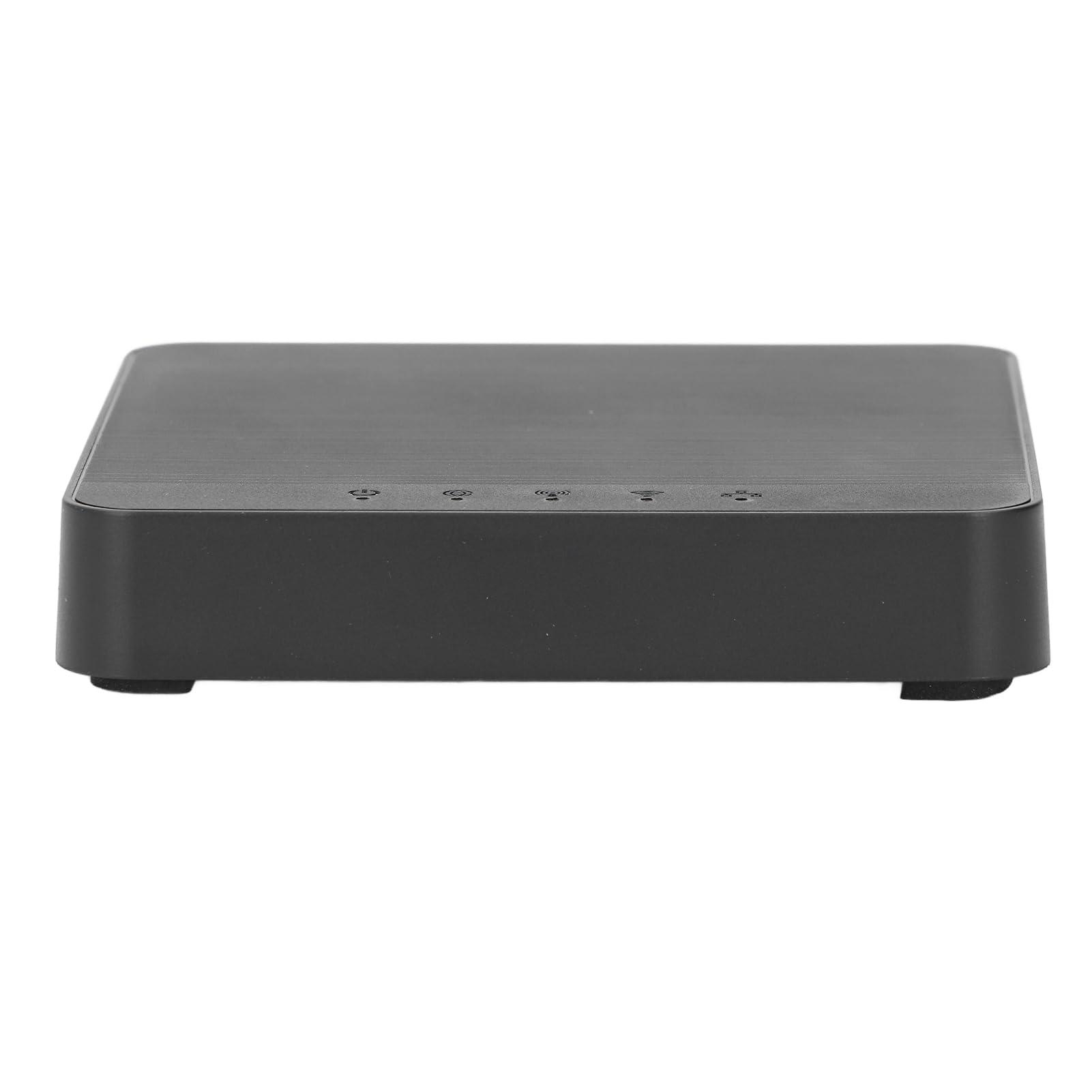 Asixxsix 4G LTE Broadband Modem, 4G LTE Router for All European Nano SIM Card, 2 Gigabit Ethernet Port SIM Card Modem Mobile Hotspot for Travel Camping Security Camera European Version