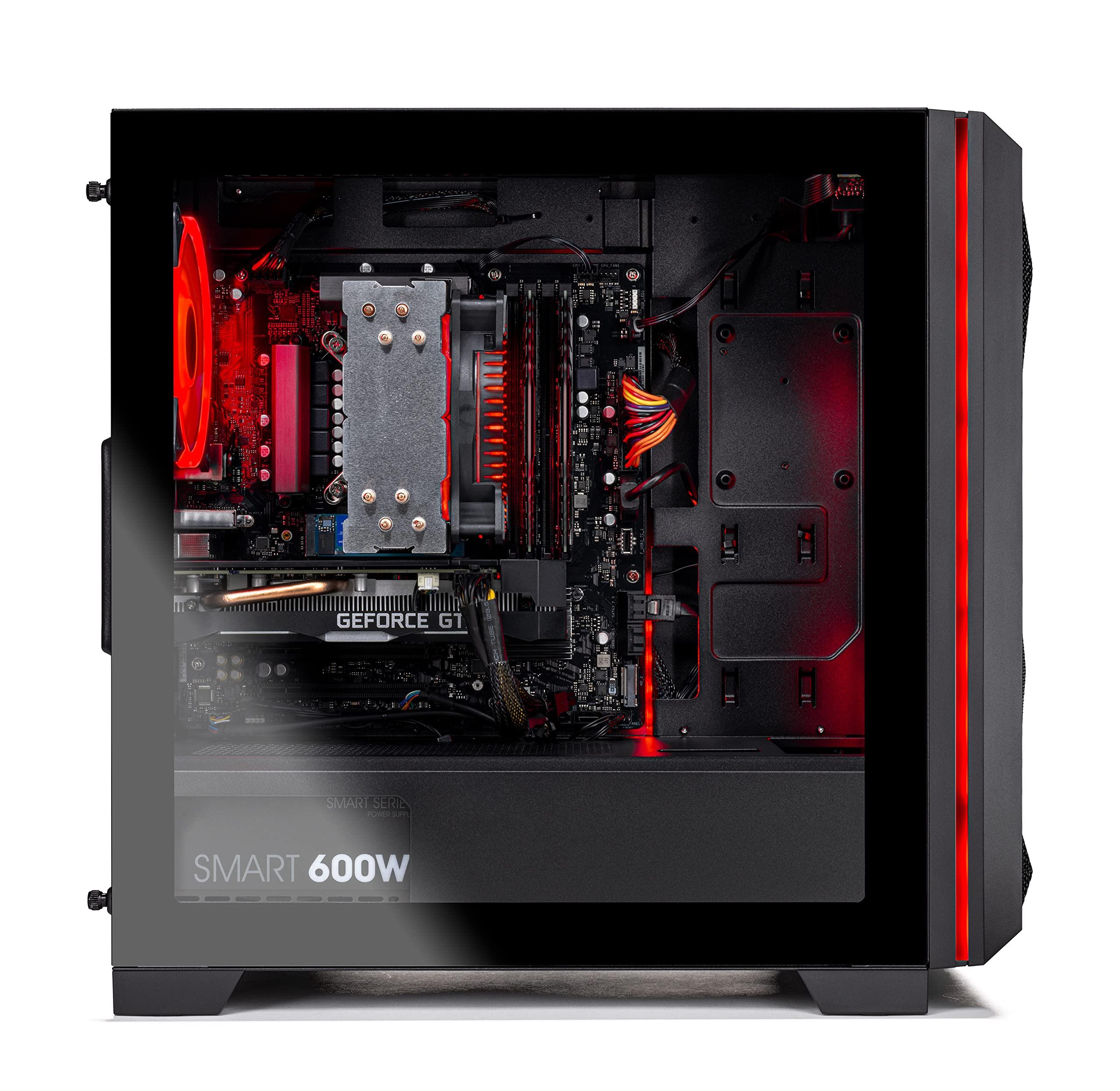 Skytech Gaming Skytech Gaming Chronos Mini Gaming PC Desktop AMD Ryzen 5 3600 3.6 GHz, NVIDIA RTX 3050, 500GB NVME SSD, 16GB DDR4 RAM 3200, 600W Gold PSU, Wi-Fi, Windows 11 Home 64-bit