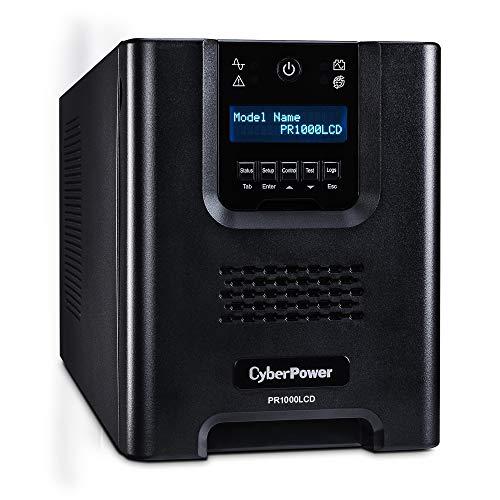 CyberPower CyberPower PR1000LCD Smart App Sinewave UPS System, 1000VA/1000W, 8 Outlets, AVR, Mini-Tower
