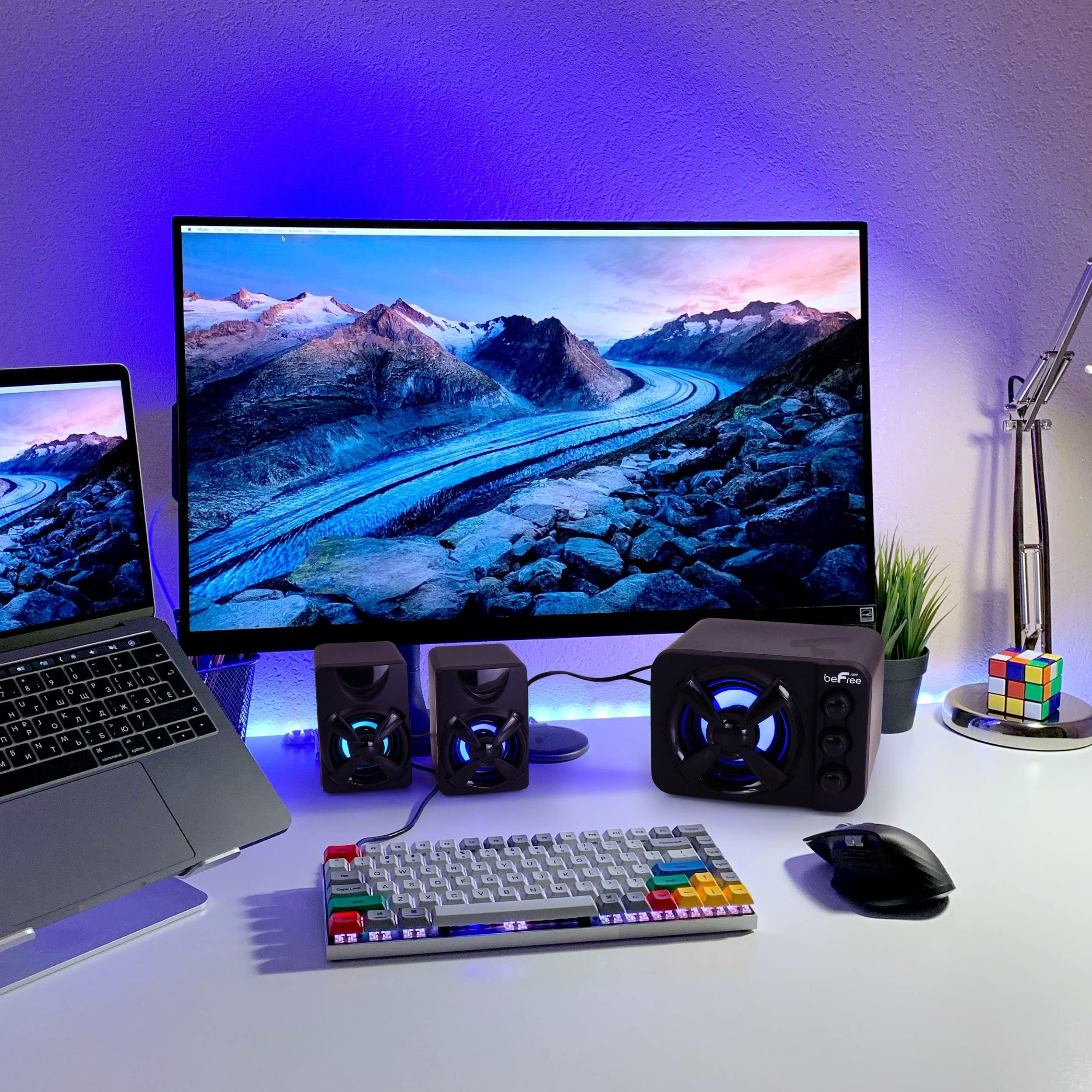 beFree Sound beFree Sound Color LED 2.1 Gaming Speaker System