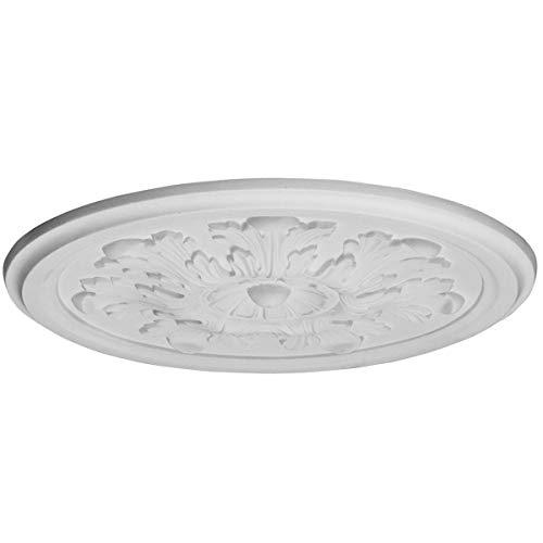 Ekena Millwork Ekena Millwork CM12LE Legacy Acanthus Ceiling Medallion, 12 3/4"OD x 7/8"P (Fits Canopies up to 3 1/2"), Factory Primed