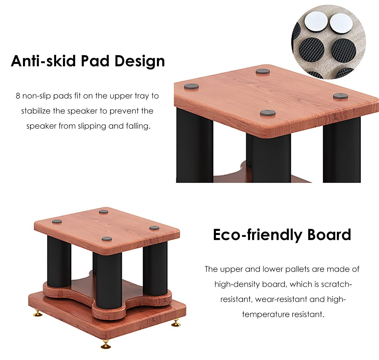 Ccsh Ccsh Speaker Stand Extra Tall Speaker Stands - 20cm/ 30cm/ 40cm/ 50cm/ 60cm/ 70cm/ 80cm, Universal Stable Surround Sound Bookshelf Speakers Racks, Easy to Install (Size : 80cm (31 1/2in) Tall)