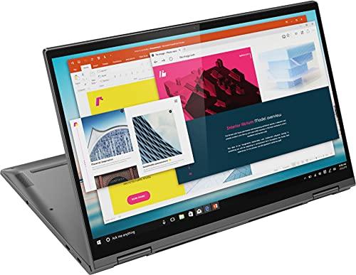 Lenovo Lenovo Yoga C740 15.6-inch Touchscreen 512GB SSD + 32 Optane 1.6GHz i5-10210U 2-in-1 Laptop (8GB RAM, Quad-Core i5, Fingerprint Reader, Windows 10 Home) Iron Grey, 81TD0078US