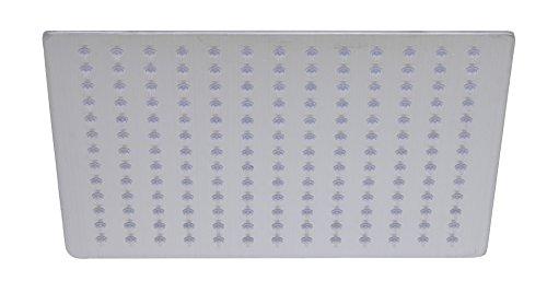 ALFI brand ALFI brand RAIN12S 12-Inch Solid Square Ultra Thin Rain Shower Head, Brushed Stainless Steel