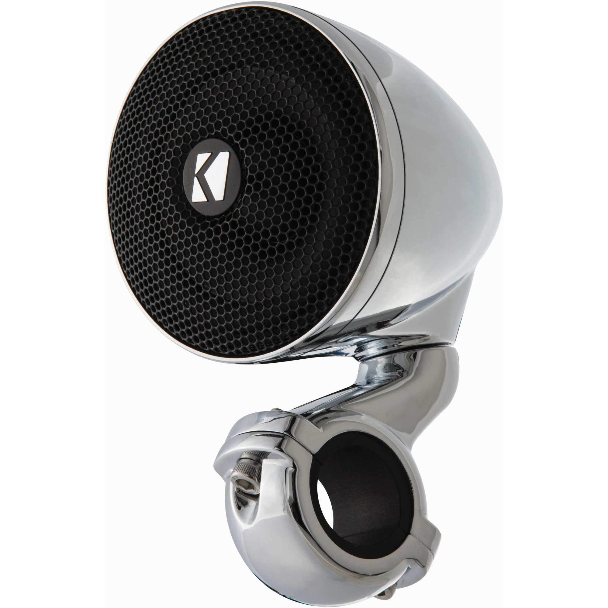 KICKER Kicker 47PSM32 PSM 3\" Powersports Weather Proof Enclosed Mini System; Chrome; 2-Ohm