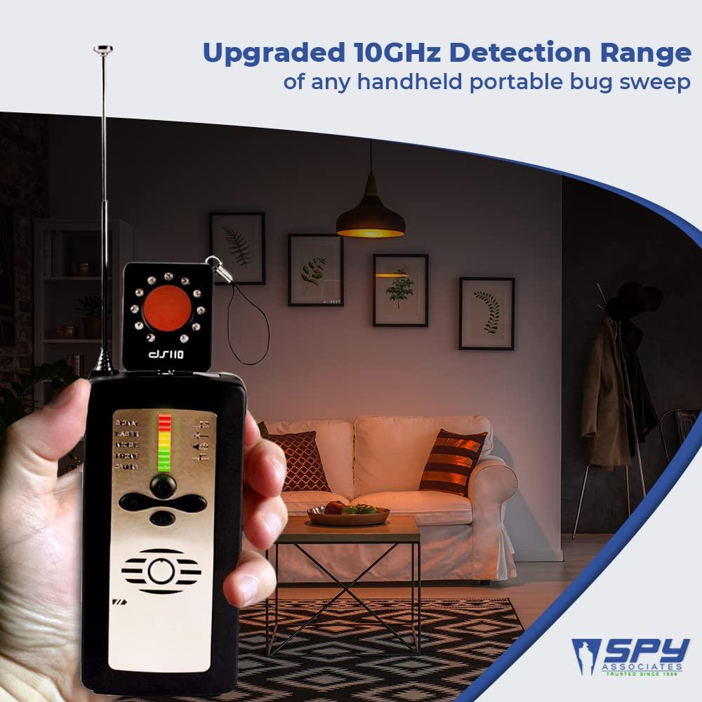 SPY ASSOCIATES Spy Matrix Pro Sweep Anti Spy Detector - Bug Detector, Hidden Devices Detector - RF Detector for Hidden Cameras, GPS Trackers - Find Unwanted Devices