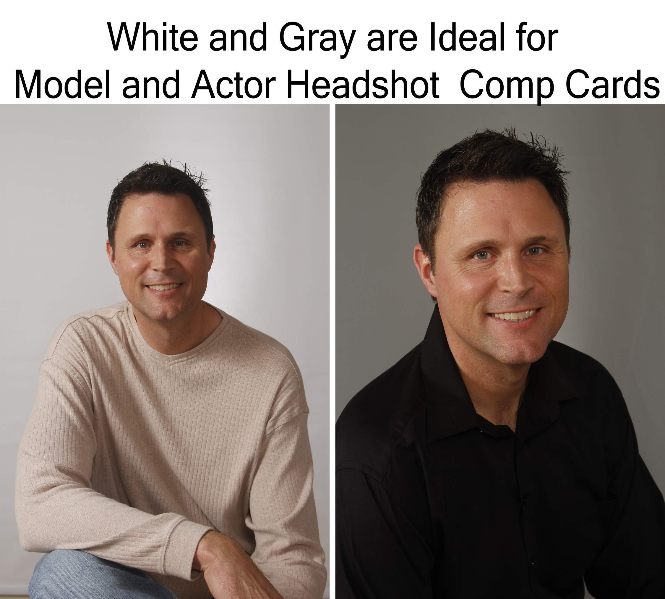 BelgerPhotography Small Spring-Powered Roll-Up/Pull-Down Background ID Photos (Charcoal Grey)