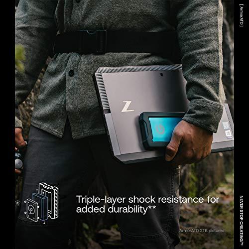 G-Technology G-Technology 1TB ArmorATD All-Terrain Rugged Portable External Hard Drive - USB-C, USB 3.1 Gen 1 - 0G10433-1