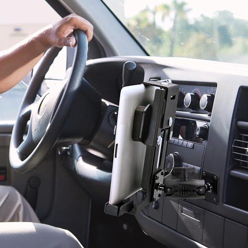 ARKON ARKON Mounts - Metal Locking Tablet Holder | 360 Adjustable | Expands from 4.3 to 10.25 inches | Great for iPad Stand or Tablet Wall Mount | Compatible with iPad, Galaxy Tab, Google Pixel and More