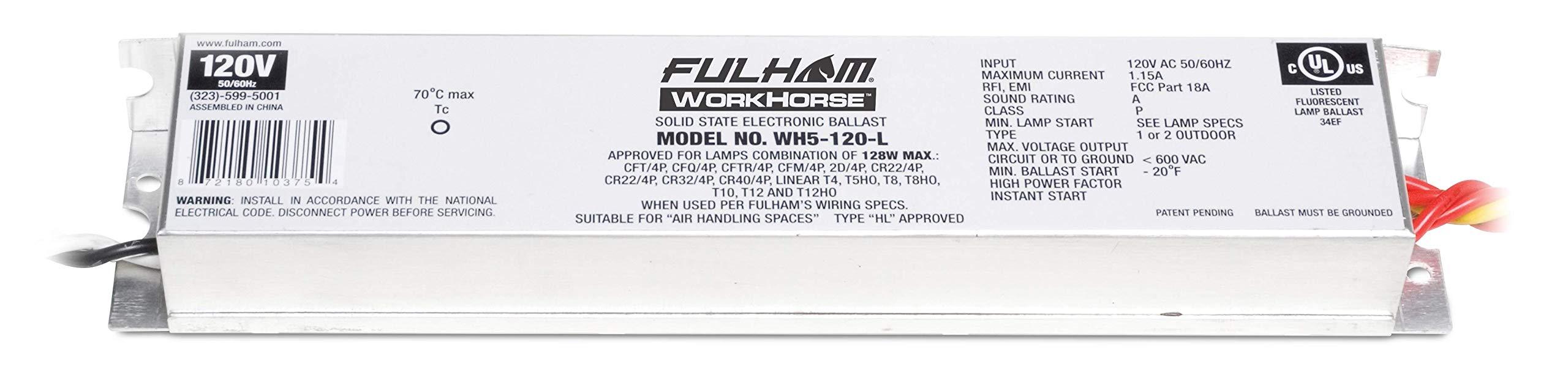 Fulham Lighting Fulham Lighting WH5-120-L Workhorse 5 Adaptable Electronic Fluorescent Lamp Ballast
