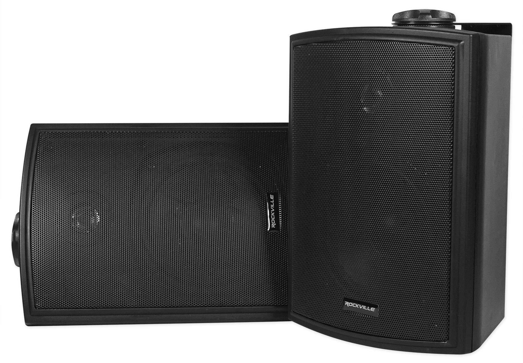 Rockville Rockville (10) HP5S-8 Black 5.25\" Outdoor/Indoor Home Theater Swivel Speakers