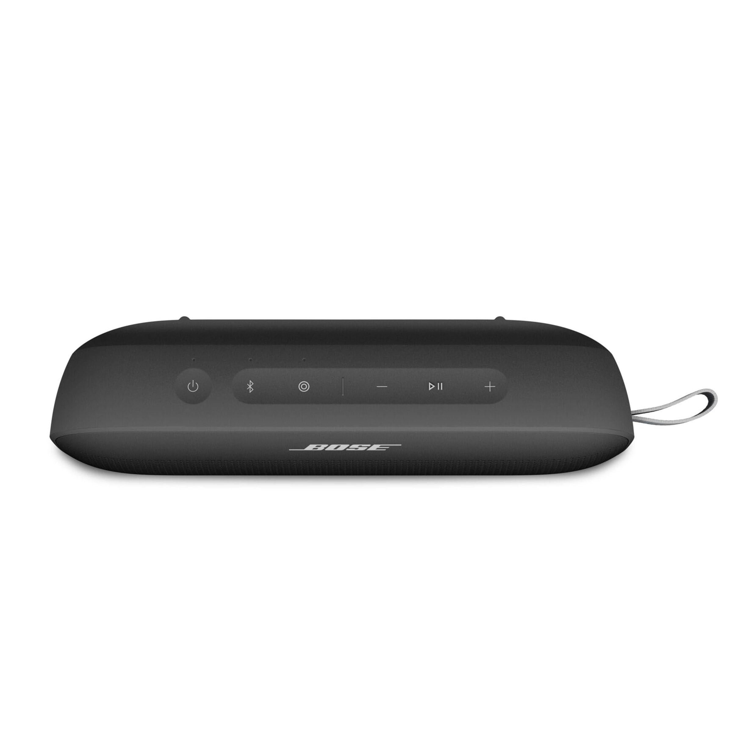 Bose Bose SoundLink Flex Portable Bluetooth Speaker (2nd Gen), Portable Outdoor Speaker with Hi-Fi Audio, Up to 12 Hours Battery Life, Waterproof and Dustproof, Black
