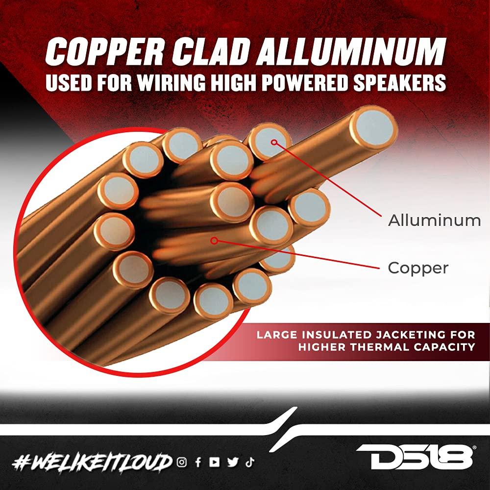 DS18 DS18 PRO-FR6NEO 6.5" Car Speaker Full-Range with Silver Aluminum Bullet 450 Watts Max 225 Watts RMS 4-Ohms Grill Included Neodymium Magnet Loudspeaker Pro Car Audio. Speaker Wire Included - 2 Speakers