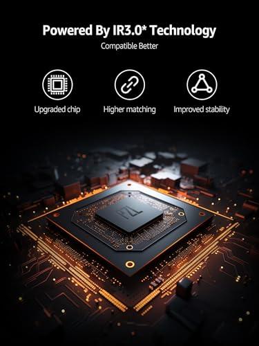 PZL Universal Replacement Remote Control fit for Apple TV Gen 1 2 3 4, for Apple TV 4K/ HD A1427 A1469 A1378 A1218 A2843 A2737 A2169 A1842 A1625 (No Voice Function)