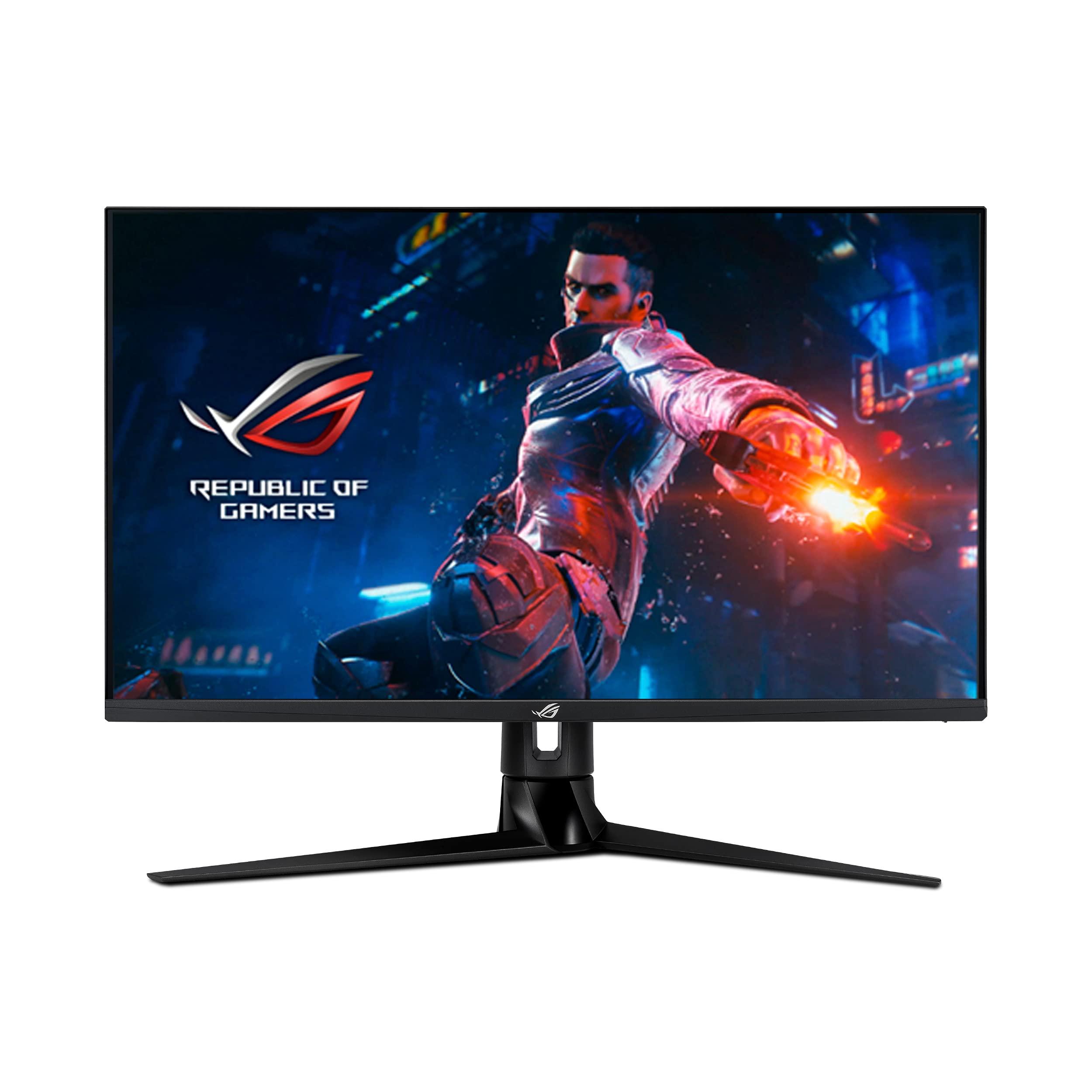 ASUS ASUS ROG Swift PG32UQ 32” 4K HDR 144Hz DSC HDMI 2.1 Gaming Monitor, UHD (3840 x 2160), IPS, 1ms, G-SYNC Compatible, Extreme Low Motion Blur Sync, Eye Care, DisplayPort, USB, DisplayHDR 600