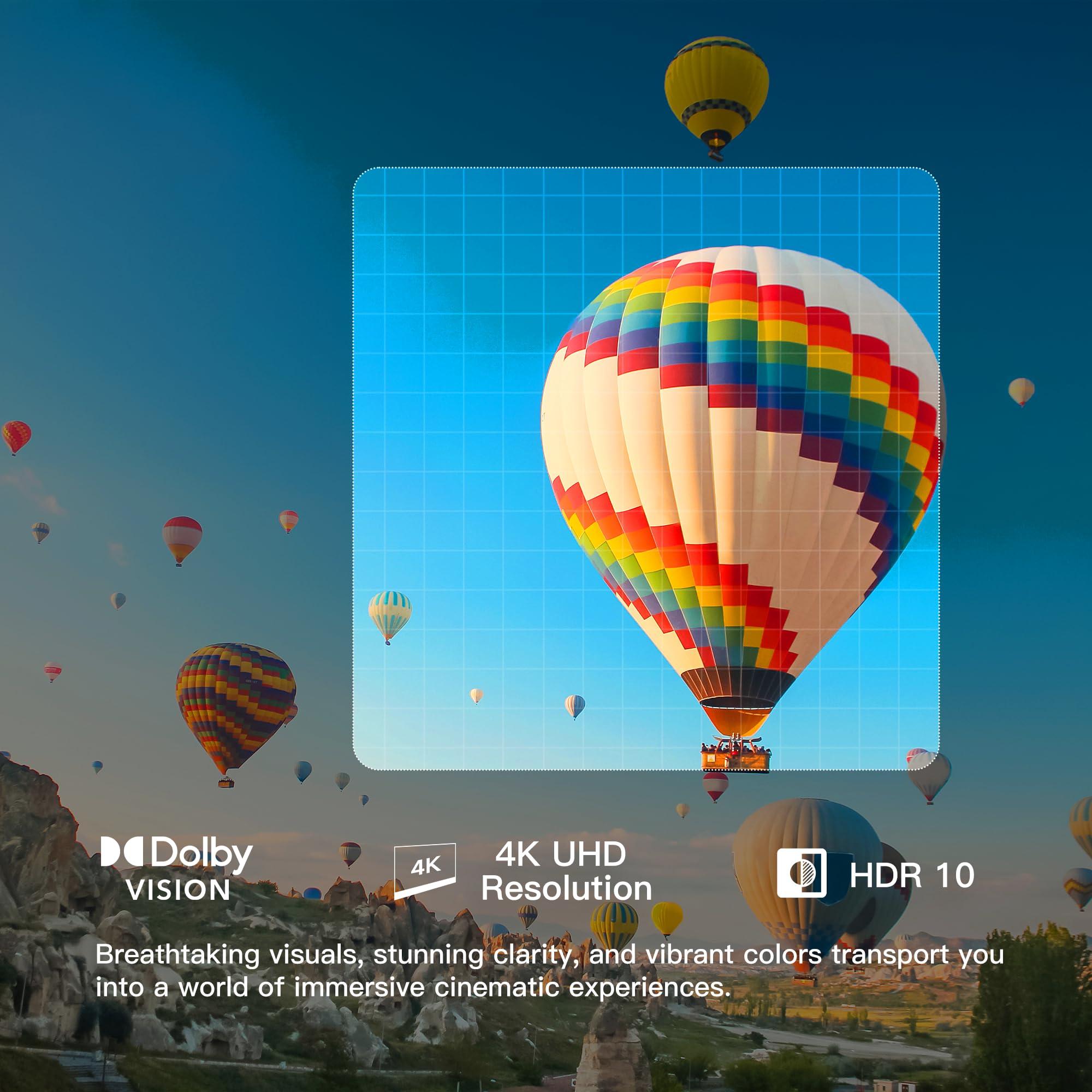 FPD FPD 50 Inch Smart TV, 4K LED Google TV with Google Play Built-in Google Cast, HDR 10, MEMC, Voice Remote, Dolby Atmos & Vision, UHD Stream Live Television (CG50-C3,2024)