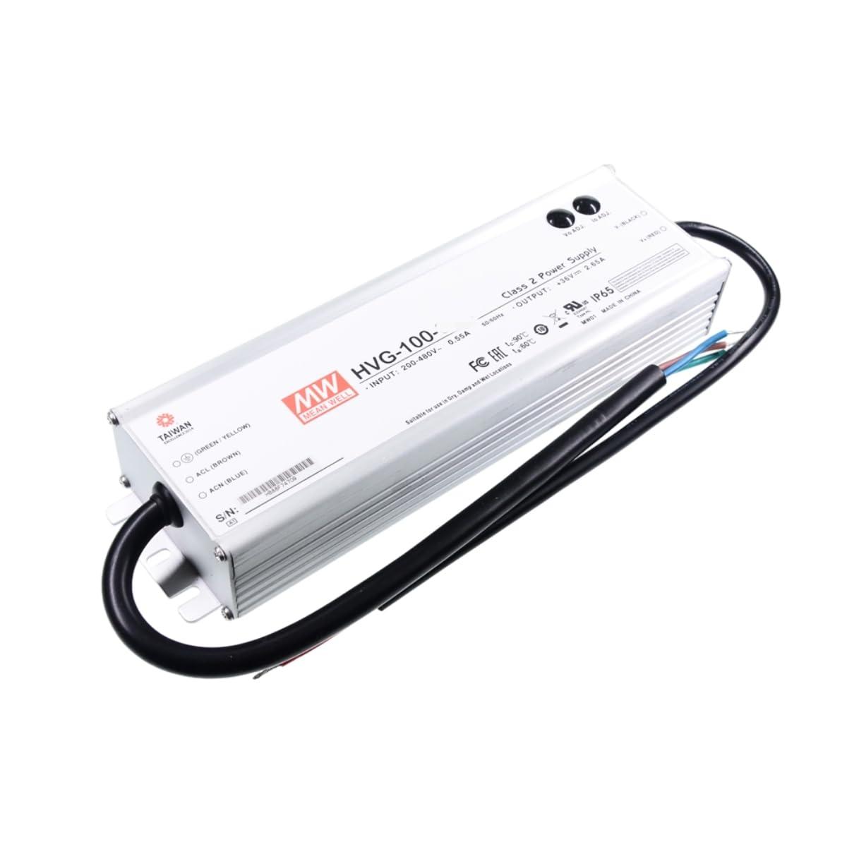 MEANWNVV Mean Well HVG 65W 36V 2.65A LED Driver HVG-65-36AB AC-DC