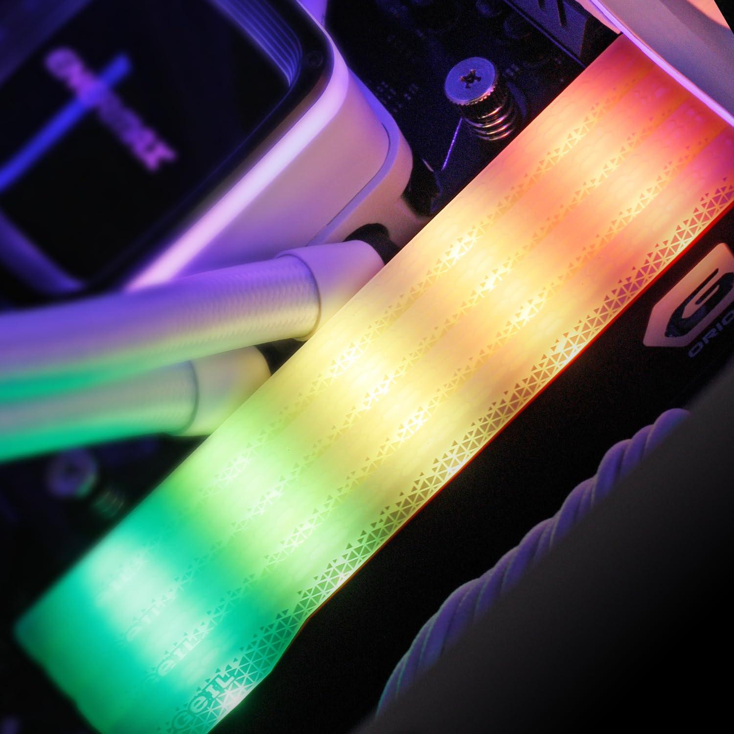 GeIL GeIL Orion RGB DDR4 RAM, 16GB GB (8GBx2) 3600MHz 1.35V XMP2.0, Intel/AMD Compatible, Long DIMM High Speed Desktop Memory, Hardcore Immersive Gaming/Multimedia Content Creation/Quality Live Streaming