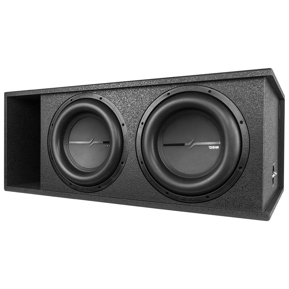 DS18 DS18 ZXI-212LD.RG Loaded Double Vented 12" Subwoofer Enclosure 2000 Watts RMS 4000 Watts Max Power - Bass Package 2 x ZXI12D4 12 inches Subwoofer in a Ported Rugged Box