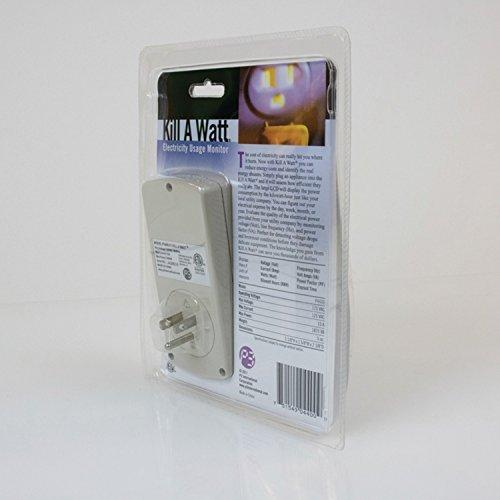 P3 International P3 Power Meter Kill A Watt 125 V 5-1/8 " Hx2-3/8 " Wx1-5/8 " D