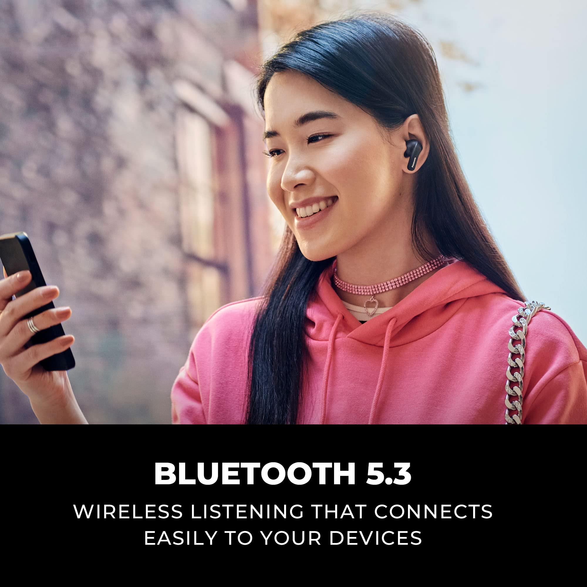 Panasonic Panasonic ErgoFit True Wireless Earbuds with Noise Cancelling, in Ear Headphones with XBS Powerful Bass, Bluetooth 5.3, Charging Case - RZ-B310W